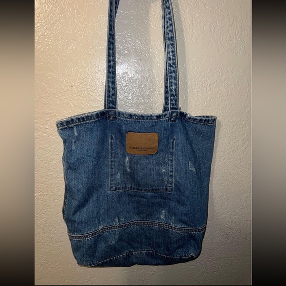 Denium Tote Bag - Picture 2 of 3